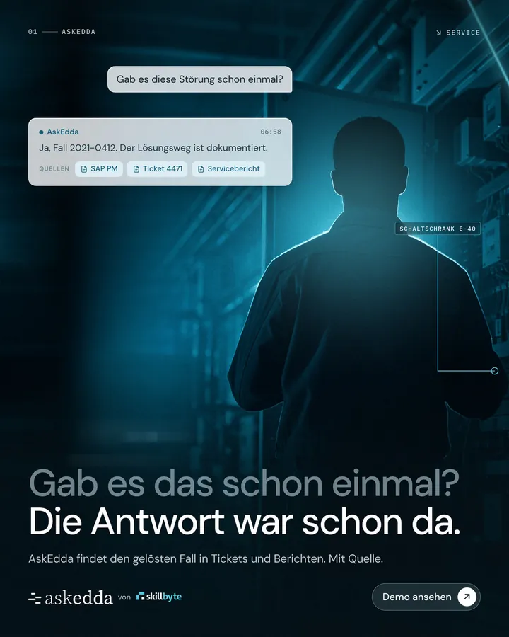 AskEdda: Gab es das schon einmal? Die Antwort war schon da.